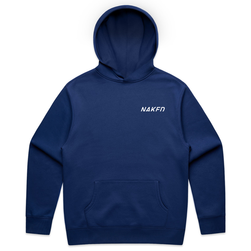 Straight Up Naked Hoodie (Cobalt)