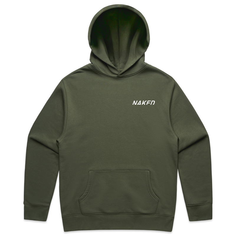 Straight Up Naked Hoodie (Green)