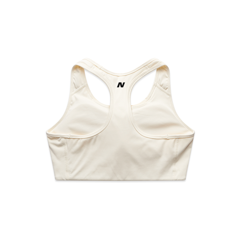 Naked Womens Active Bra Top (Ecru)