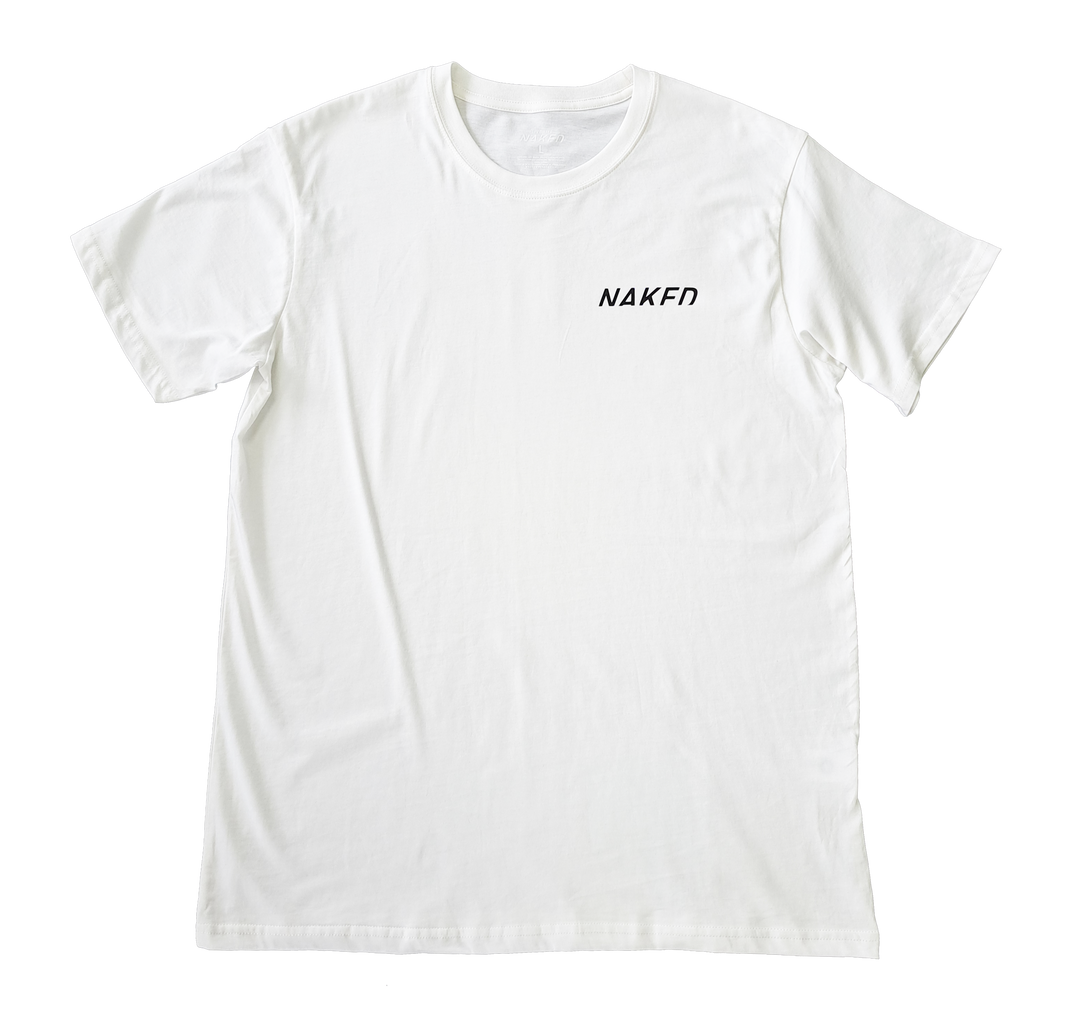 Naked  Organic Cotton Tee (White)