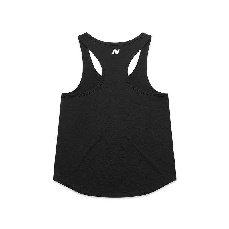 Naked Womens Active Blend Racerback Singlet (Black)
